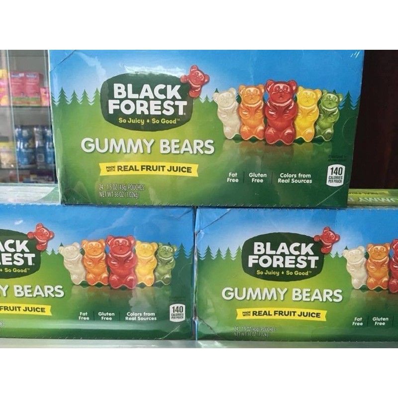 [Date tháng 9/2021] Kẹo dẻo gấu Gummy Bear Organic đủ vị trái cây