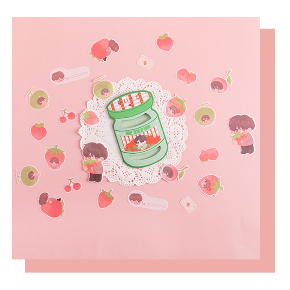 Sticker cute dán laptop, hình dán mũ bảo hiểm, điện thoại, vali miếng dán chống nước siêu đẹp