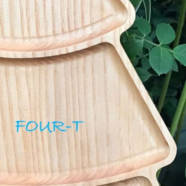 Khay Gỗ Decor Đựng Đồ Ăn Thớt Gỗ Trang Trí Hình Cây Thông Đựng Bánh Mứt Đẹp Dai Bền, Four-T Shop