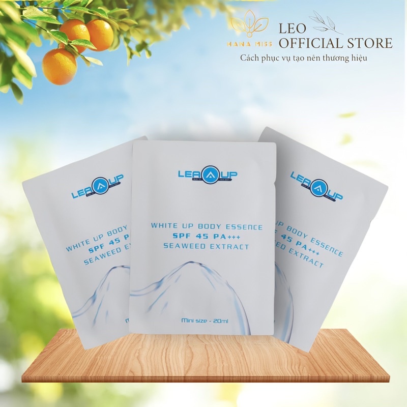 Kem body Lea.up trắng da - kem body trắng da Gói mini size [CAM KẾT 100% HÀI LÒNG]