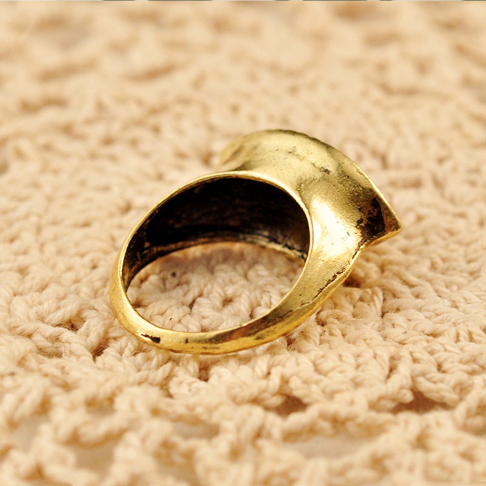 Nhẫn Đeo Tay Kim Loại Tạo Hình Con Mắt Vintage Cho Nam Nữ