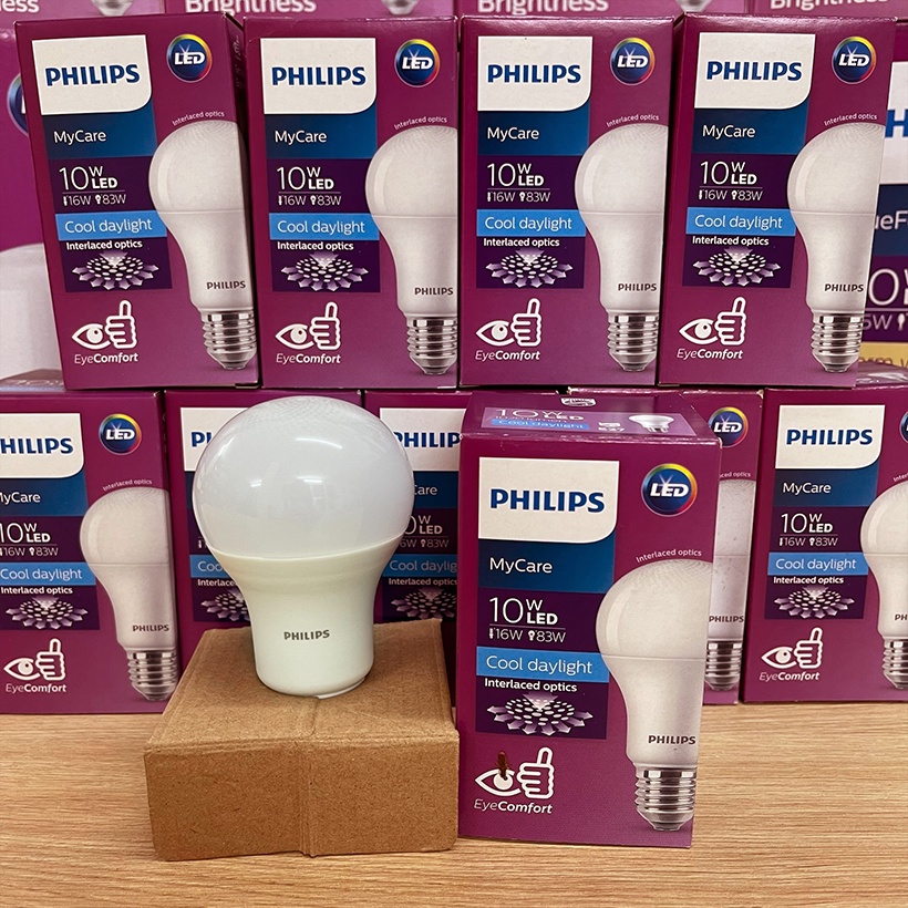 Bóng đèn LED Philips MyCare 10W 6500K E27 A60 - Ánh sáng trắng