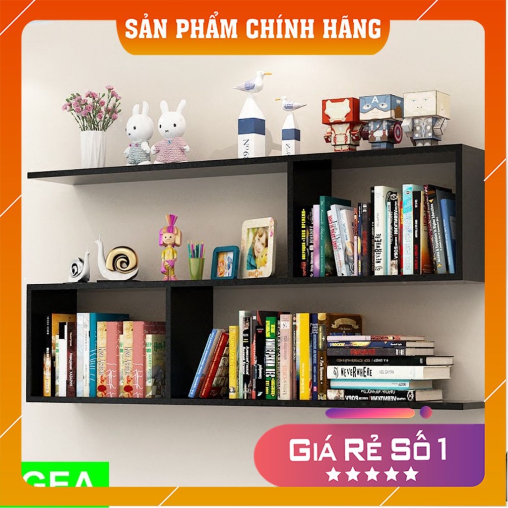 kệ sách treo tường, giá sách treo tường thiết kế đẹp,bắt mắt ( dài 120cm )