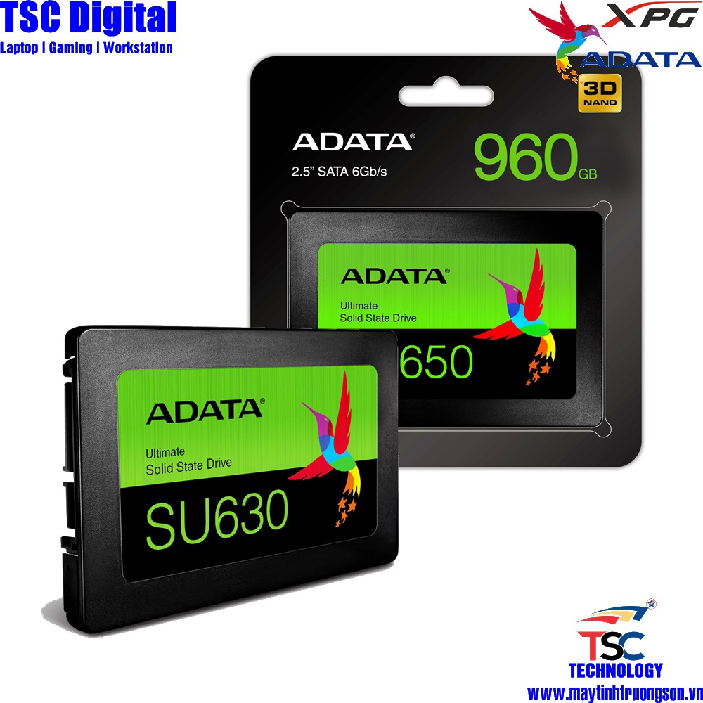 Ổ Cứng SSD ADATA Ultimate SU650 960GB 2.5" SATA 6Gb/s