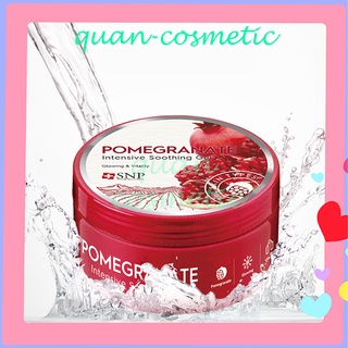 Gel dưỡng ẩm chiết xuất quả lựu SNP - 92% trọng lượng 300g- SNP POMEGRANATE SOOTHING GEL làm dịu da bổ sung dưỡng chất