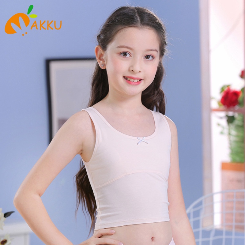 Áo Lót Cotton Hai Dây Xinh Xắn Dành Cho Nữ