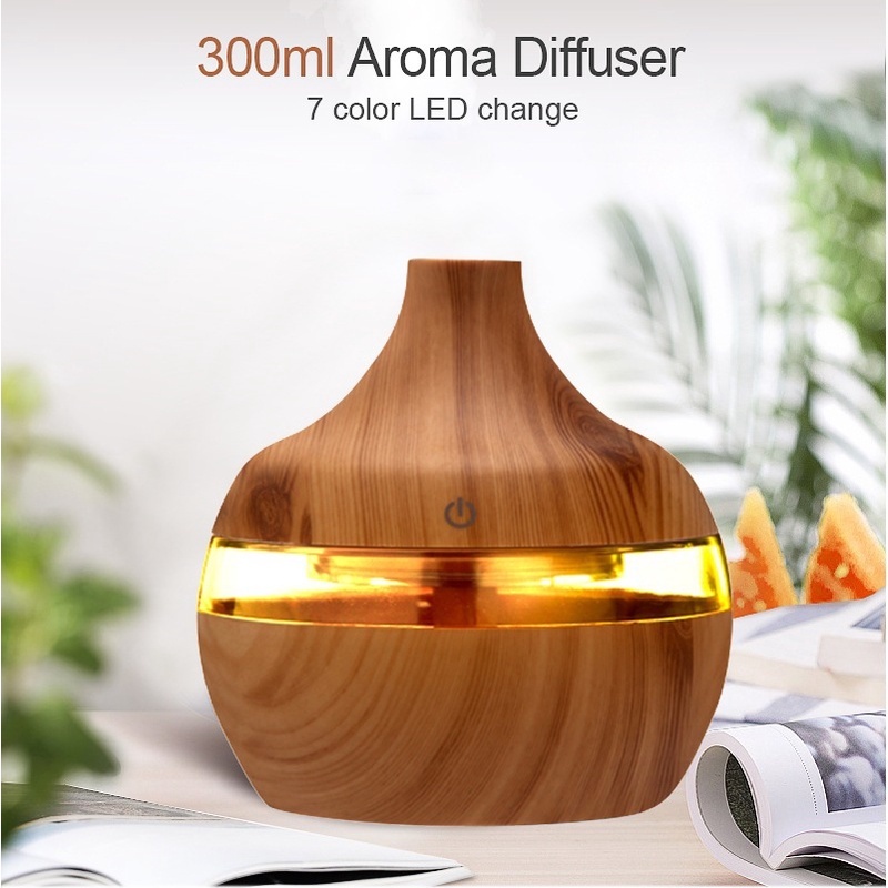 Máy khuếch tán tinh dầu phun sương Aroma : máy xông tinh dầu tỏa hương tạo độ âm cho ngôi nhà, xua đuổi côn trùng