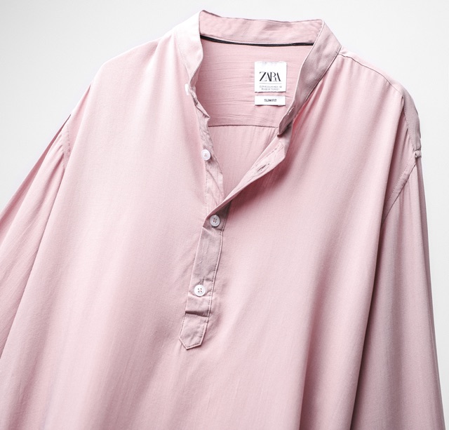 Áo somi đũi dài tay ZR cổ henley | BigBuy360 - bigbuy360.vn