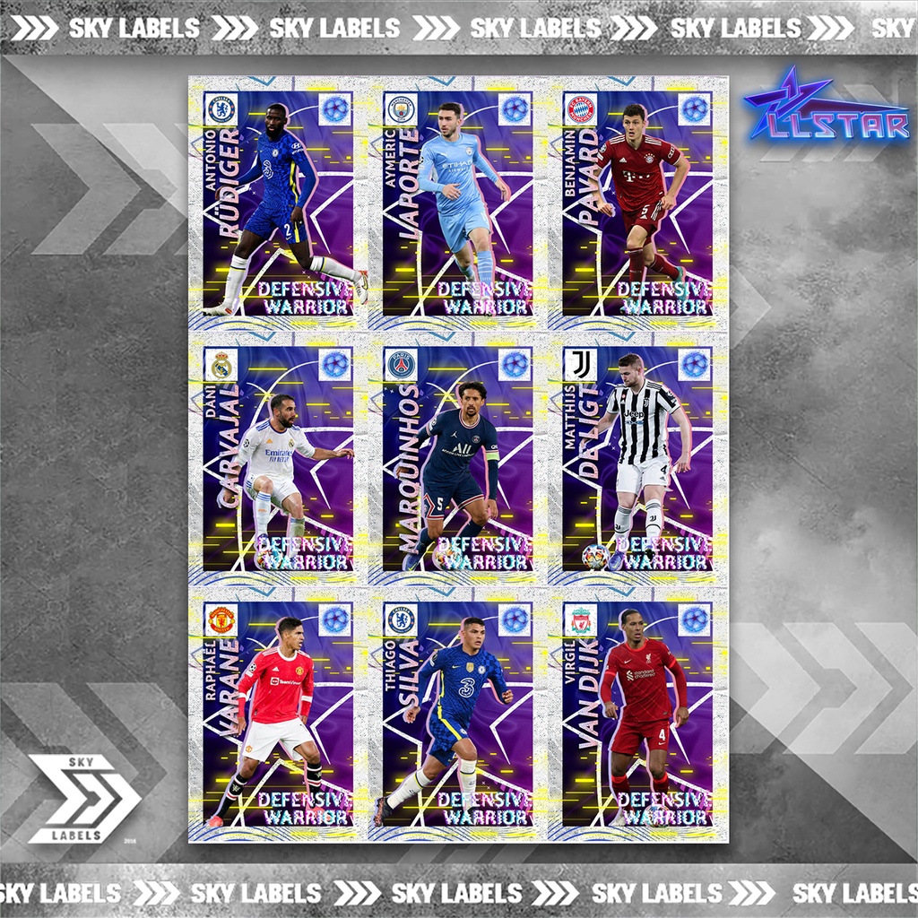 Thè SKY UCL DEFENSIVE WARRIOR | Rudiger, Laporte, Pavard, Carvajal, Marquinhos, De Ligt, Varane, Thiago SIlva, Van Dijk