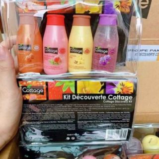 SÉT 4CHAI SỮA TẮM COTTAGE MINI