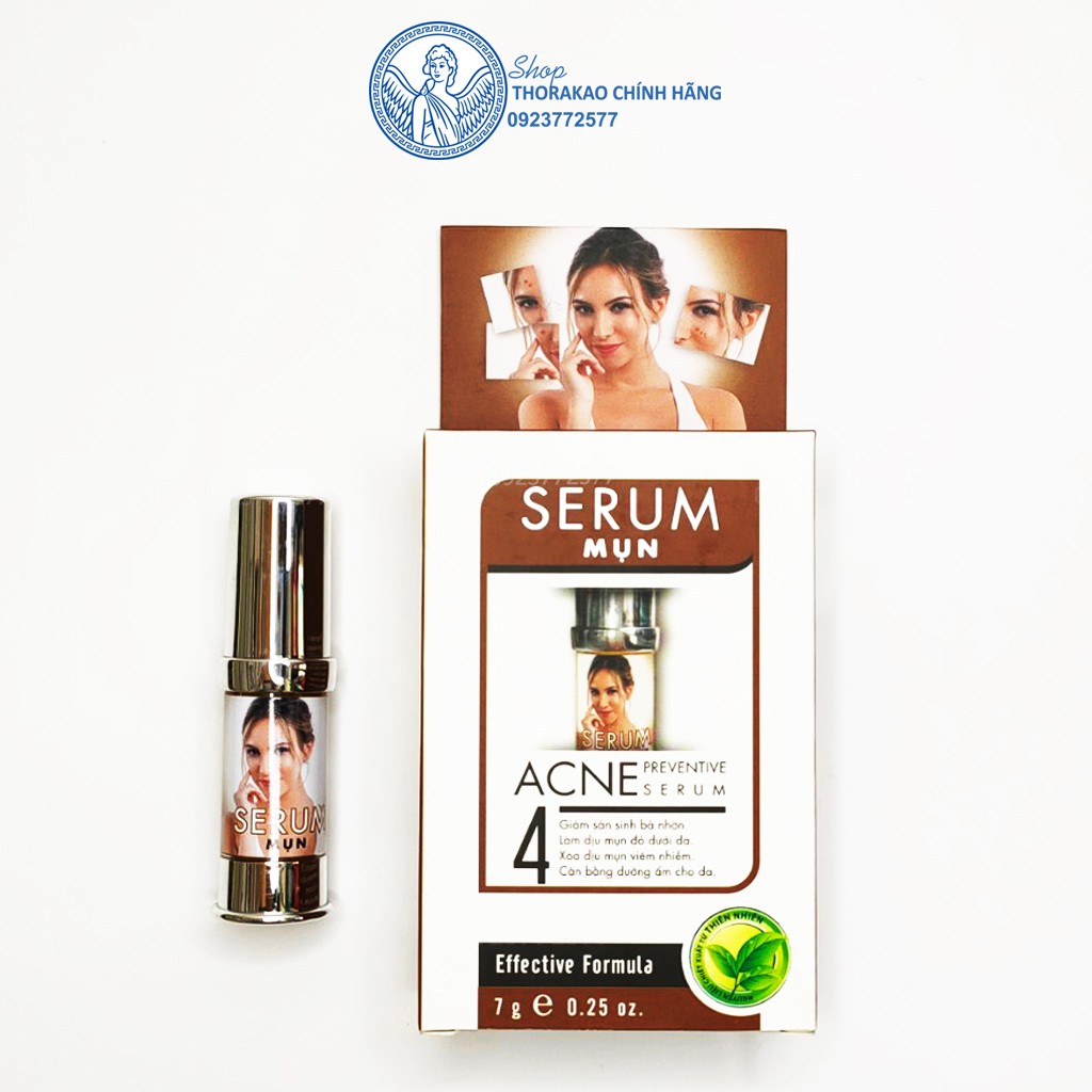 Serum mụn Thorakao xoa dịu khắc chế mụn viêm nhiễm mụn đỏ, giảm bả nhờn, cân bằng giữ ẩm cho