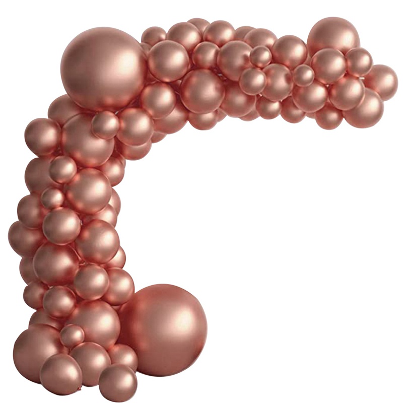 Bộ 86 Bong Bóng Màu Sắc Trơn Dùng Trang Trí Tiệc Sinh Nhật