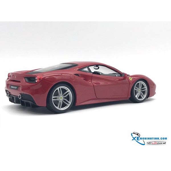 Xe Mô Hình Ferrari 488 Gtb 1:18 Bburago (Đỏ)