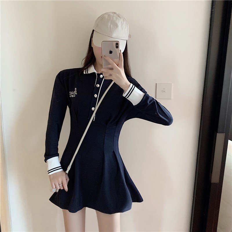 Đầm váy nữ dáng ôm thu đông Ulzzang