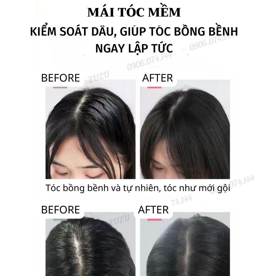 Chai xịt dầu gội khô SPES dry shampoo giúp tóc hết bết dính, bồng bềnh tức thì Dầu gội khô SPES chính hãng 3 tầng hương
