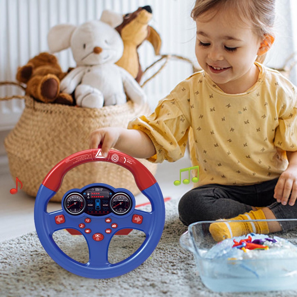Đồ Chơi Vô Lăng Xe Hơi Có Nhạc Và Đèn Vui Nhộn Cho Bé