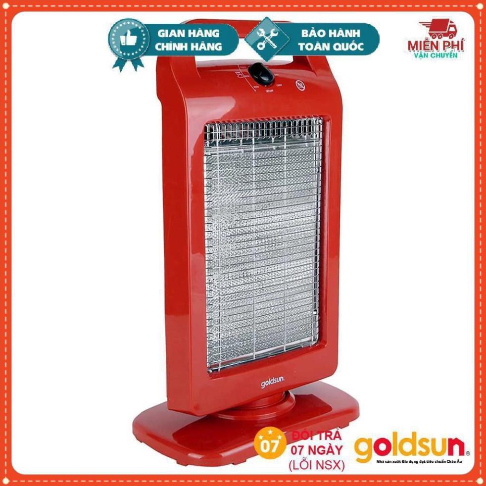 Đèn Sưởi 3 Bóng Halogen GOLDSUN GHLH-2001, Máy Sưởi Halogen GOLDSUN Tốc Độ Làm Ấm Nhanh Tỏa Nhiệt Đều