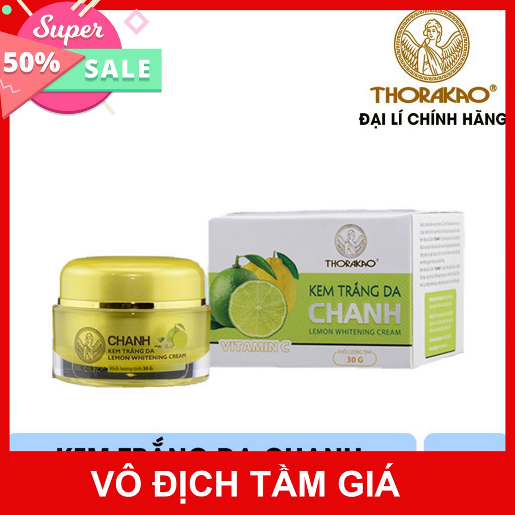 Kem trắng da chanh Thorakao – Hỗ trợ làm trắng da hiệu quả (lọ 30g)