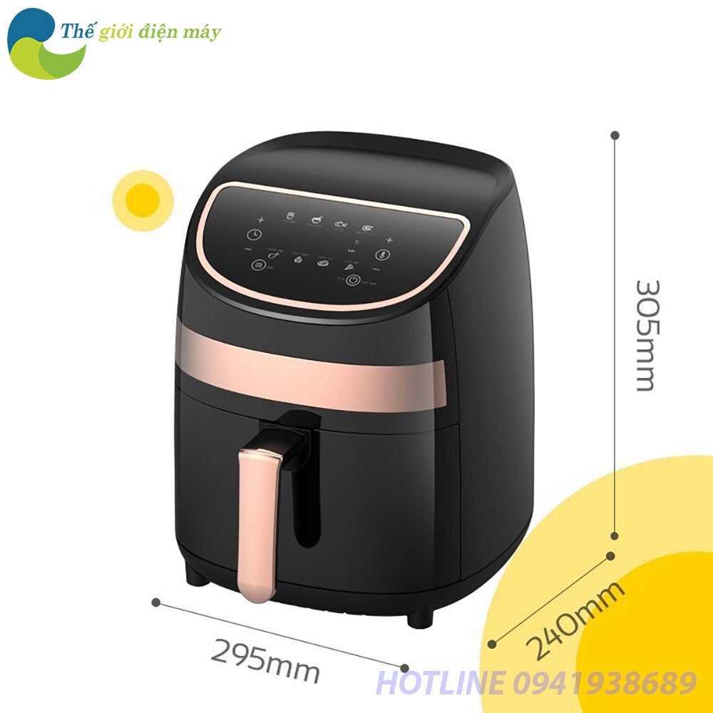 [SIÊU SALL ] Nồi chiên không dầu Xiaomi Deerma Electric Owen (Air Fryer) DEM KZ100 (3L) - Bảo hành 6 tháng - Shop Thế Gi