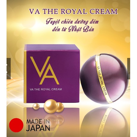 Kem dưỡng trắng da VA The Royal Cream của Nhật, kem dưỡng trắng da ban đêm - CN21