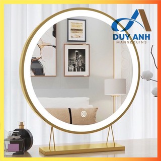 Gương để bàn trang điểm - cảm ứng led size 50cm