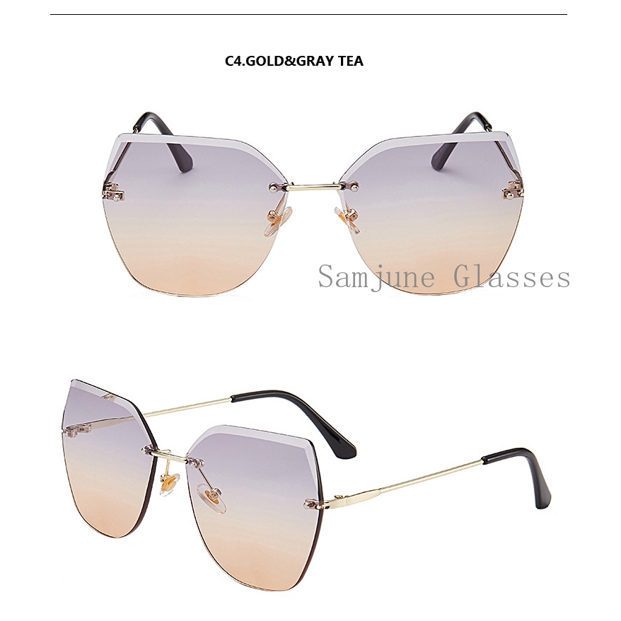 Kính mát mắt mèo phong cách vintage thời trang cho nữ Samjune