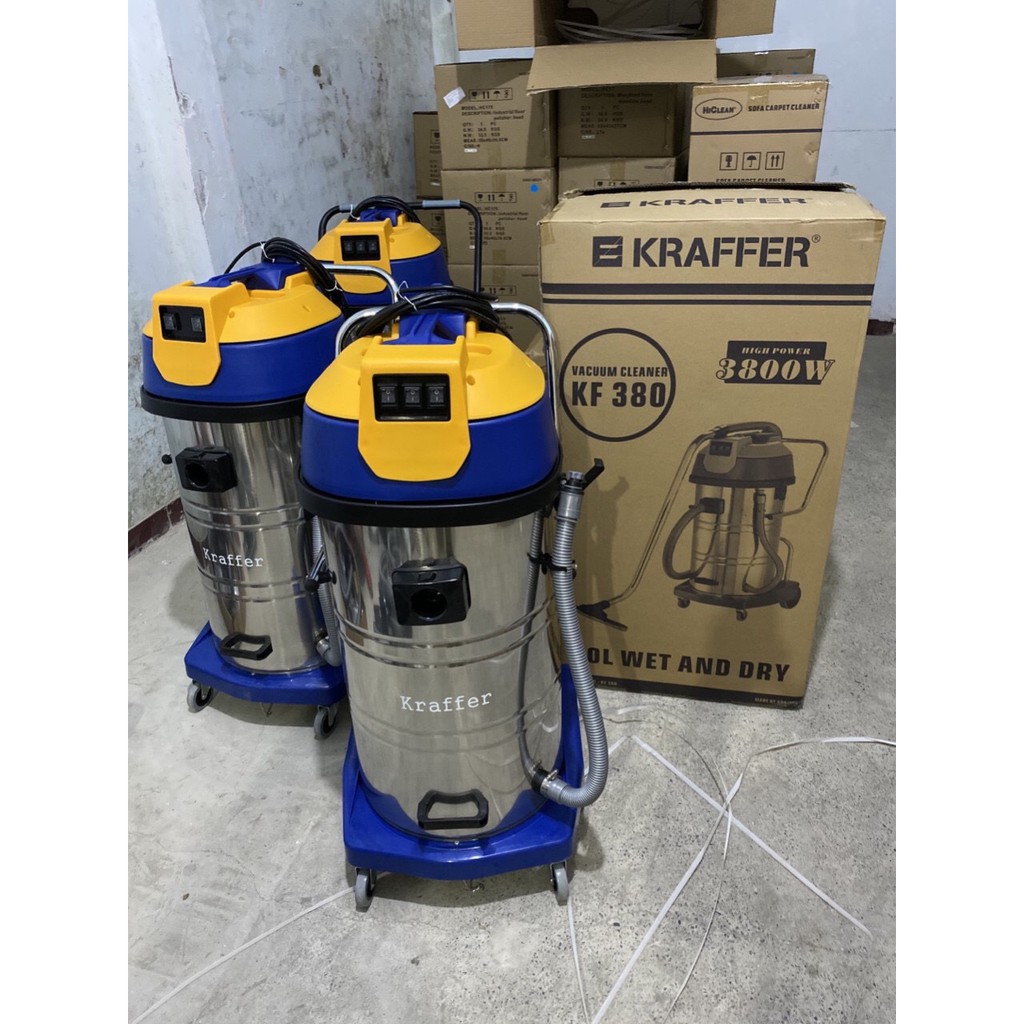 Máy hút bụi công nghiệp Kraffer KF280 - 90 lít