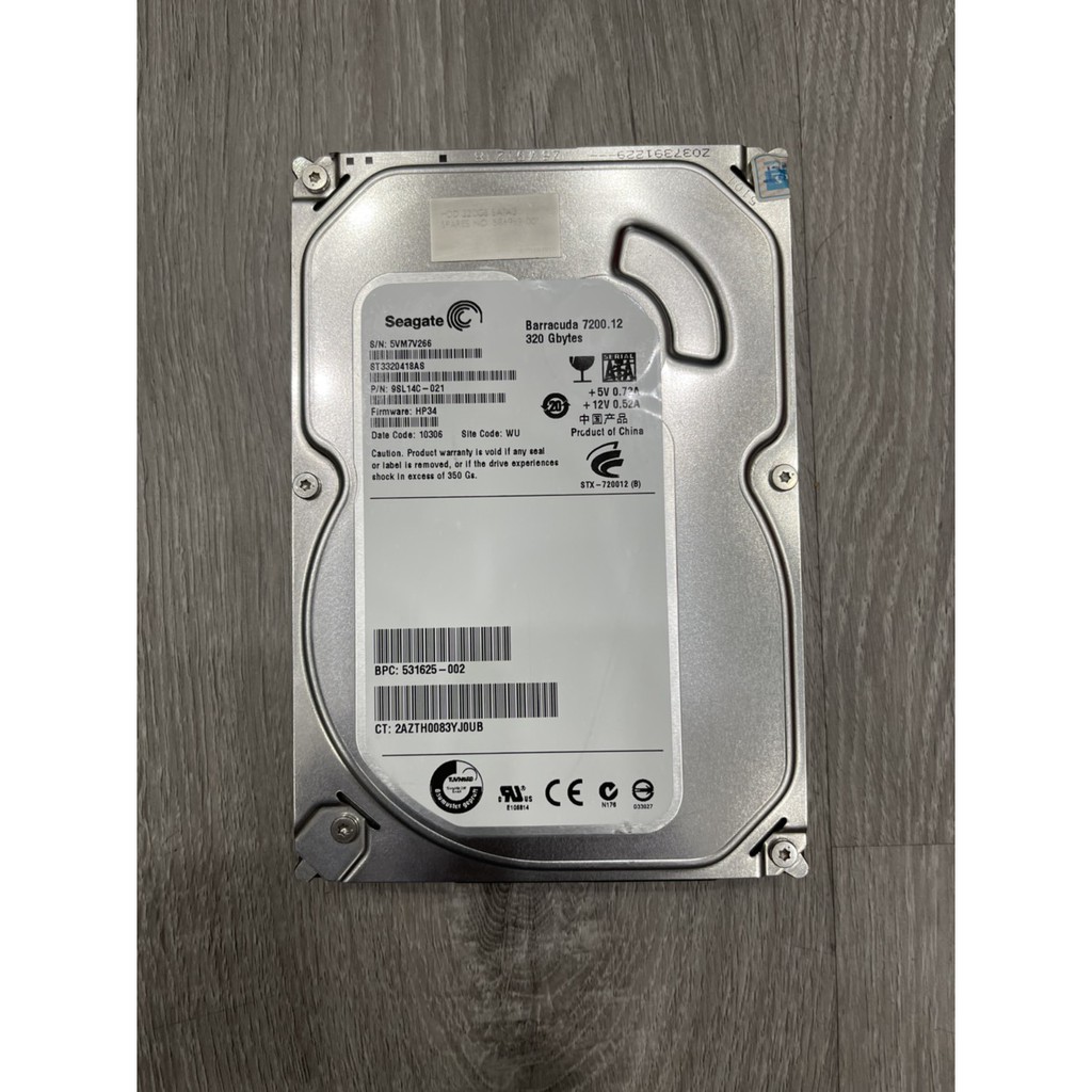 Ổ Cứng Seagate 320GB Tháo Máy Workstation