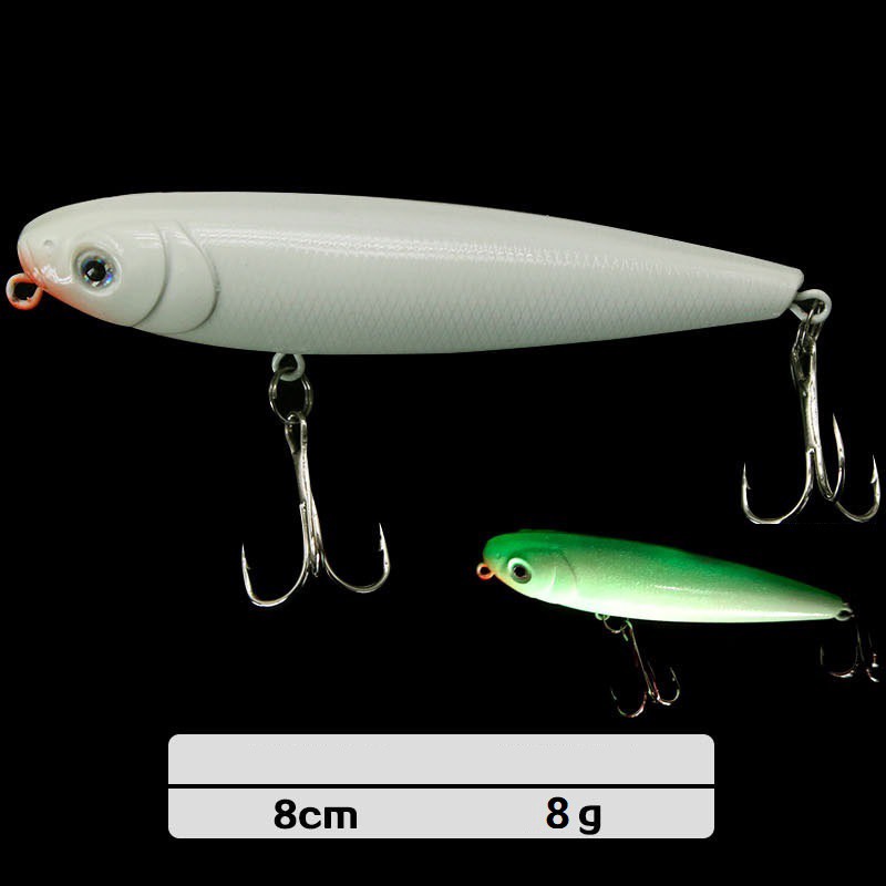 Mồi Câu Cá Giả Dạng Bút Chì Cứng 8cm 8g