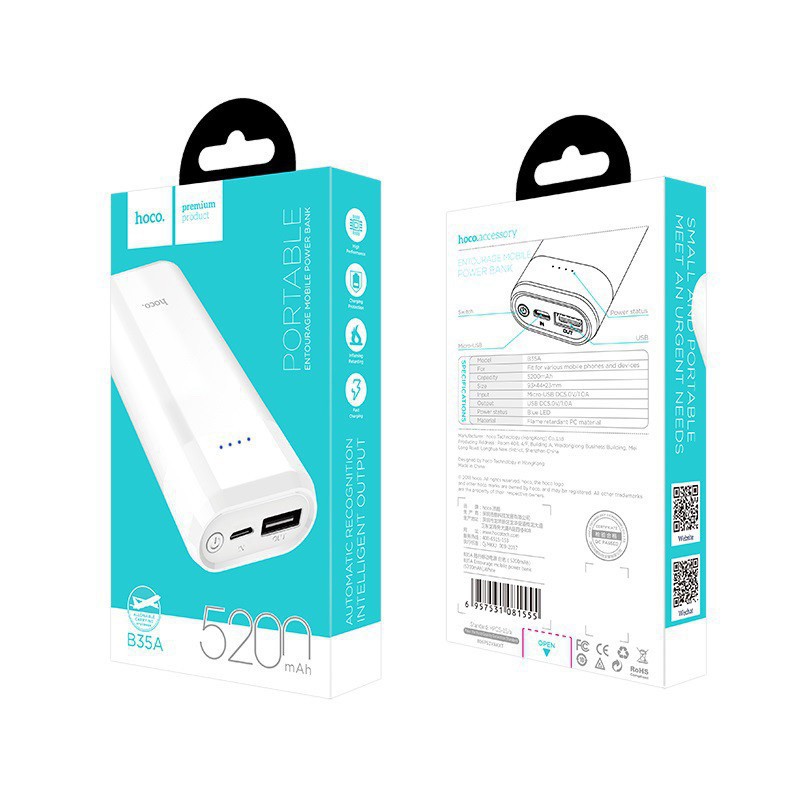 Sạc dự phòng HOCO B35A 5200mAh