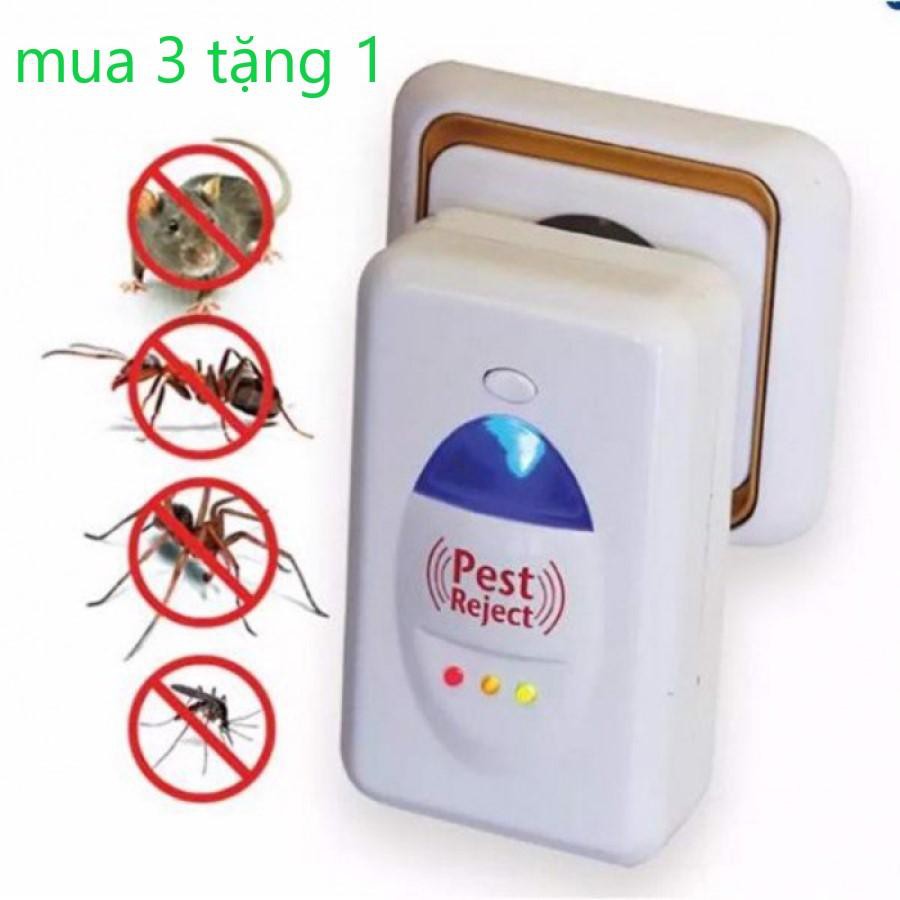 Máy Đuổi Côn Trùng - Thiết Bị Đuổi Côn Trùng Pest Reject - Máy Đuổi Chuột, Dán, Kiến An Toàn Tuyệt Đối