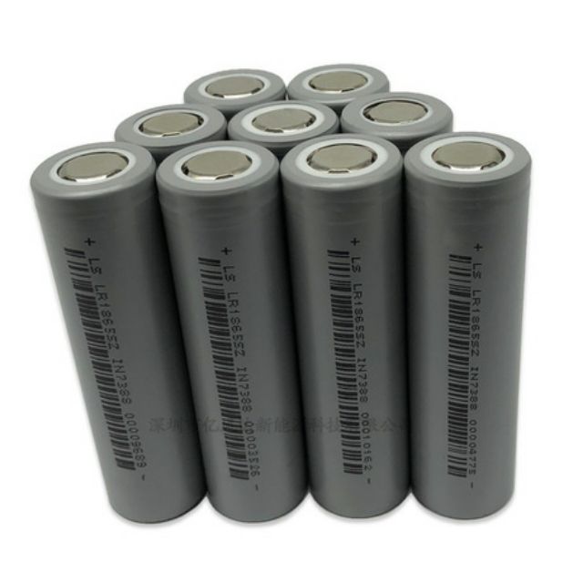 Cell Pin Ls Lishen xám 2500mAh, Dòng xả cao 10A - Cell 18650 2500mah - Pin 18650 2500mah