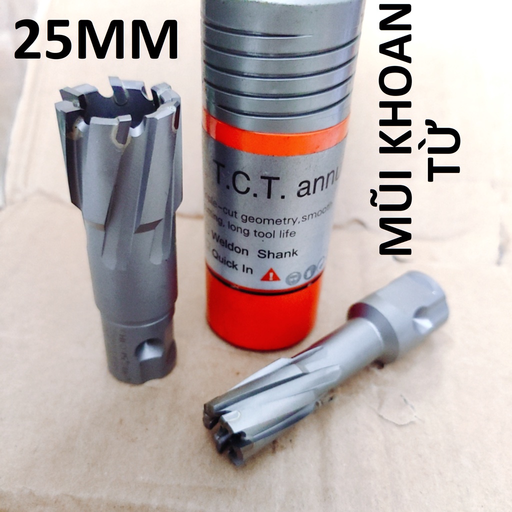 Mũi khoan từ hợp kim phi 25mm, size 26x35 sâu 35mm