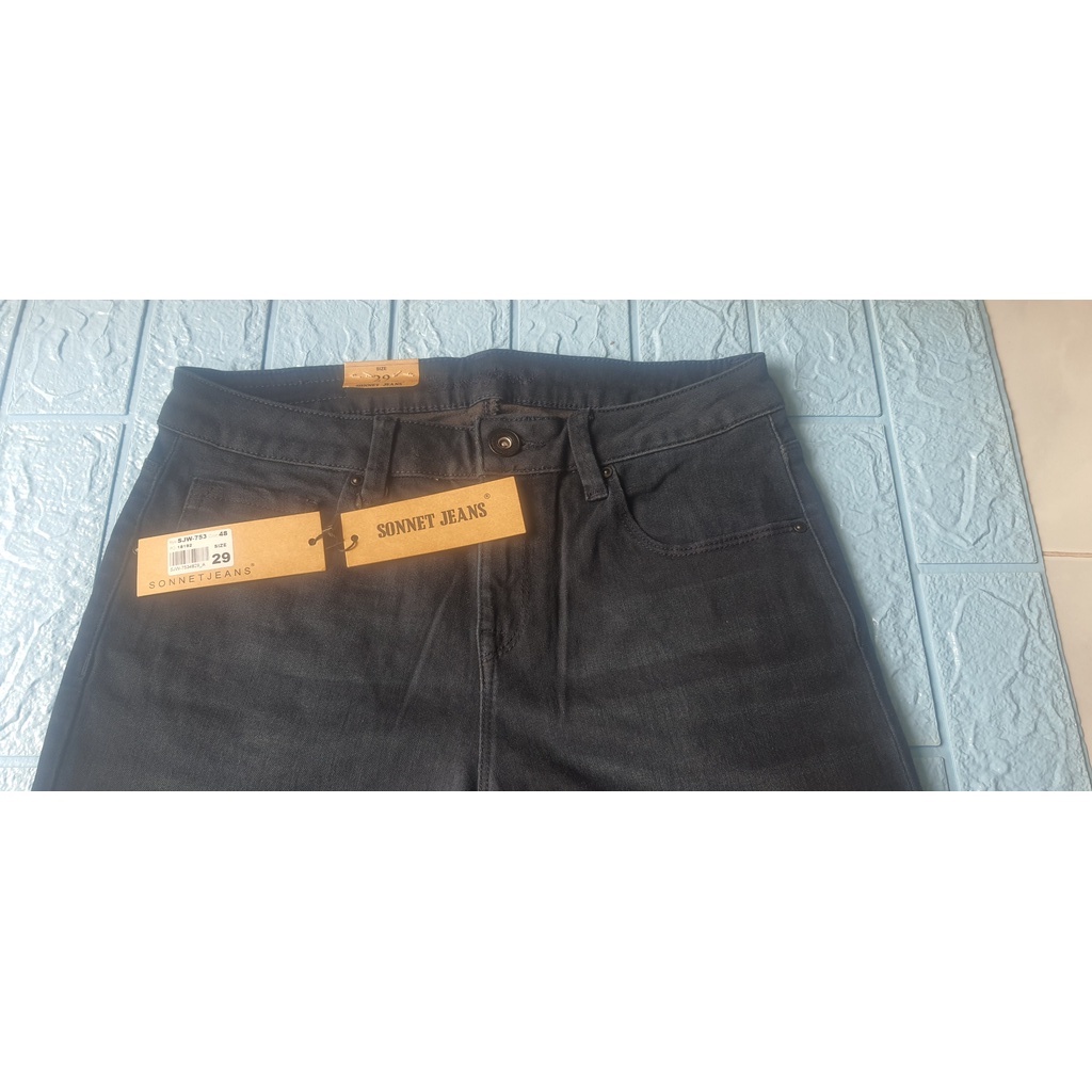Quần Jeans lửng nữ thời trang hàng hiệu cao cấp Messi  mã 753 - 48