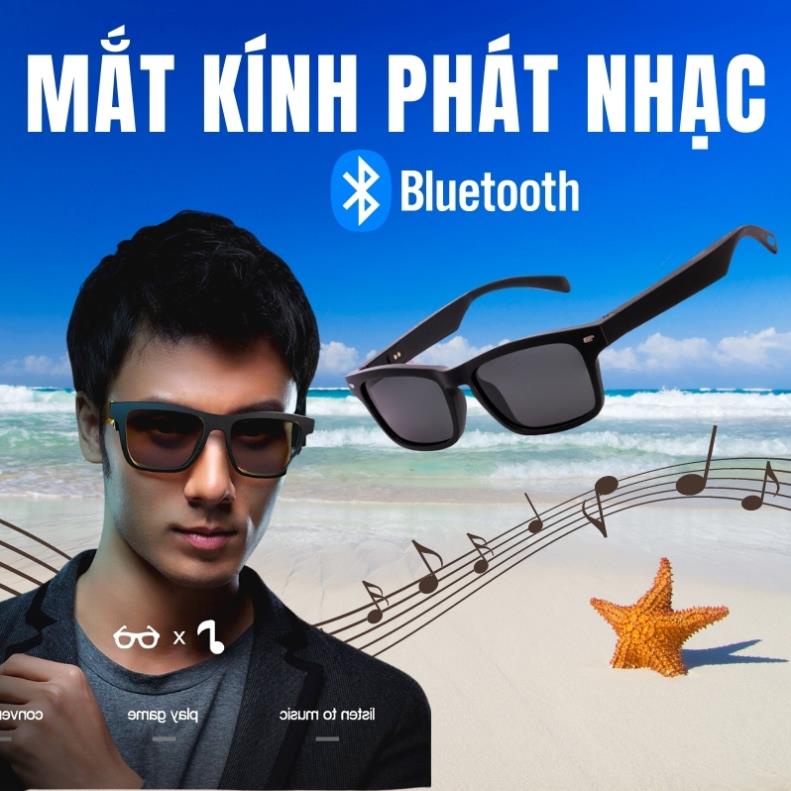 Mắt Kính Tích Hợp Tai Nghe Bluetooth Không Dây Nghe Nhạc Nhận Cuộc Gọi Rảnh Tay K2