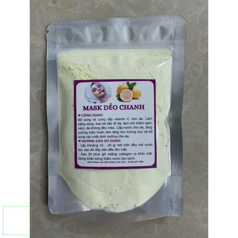 100gr dẻo chanh (bột đắp mặt dẻo chanh) handmade