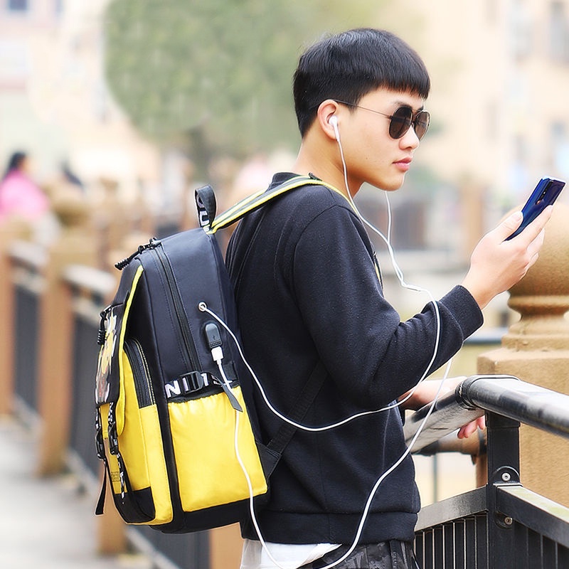 Ba Lô Đi Học/Du Lịch In Hình Pikachu Đáng Yêu Có Sức Chứa Lớn Cho Bé Lớp 1st-6