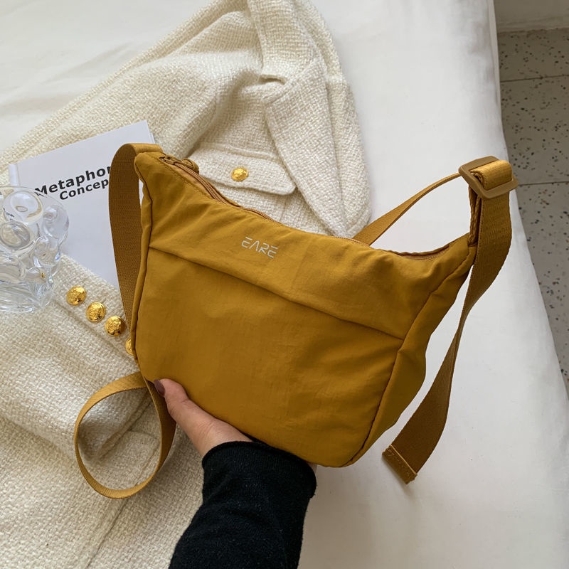 Túi Đeo Vai Chất Liệu Nylon Thiết Kế Đơn Giản Có 6 Kiểu Cho Nữ