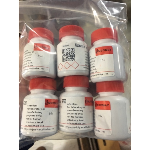 Hoá chất Hoá chất Coomassie® Brilliant blue G 250 CAS 6104-58-1 lọ 10g