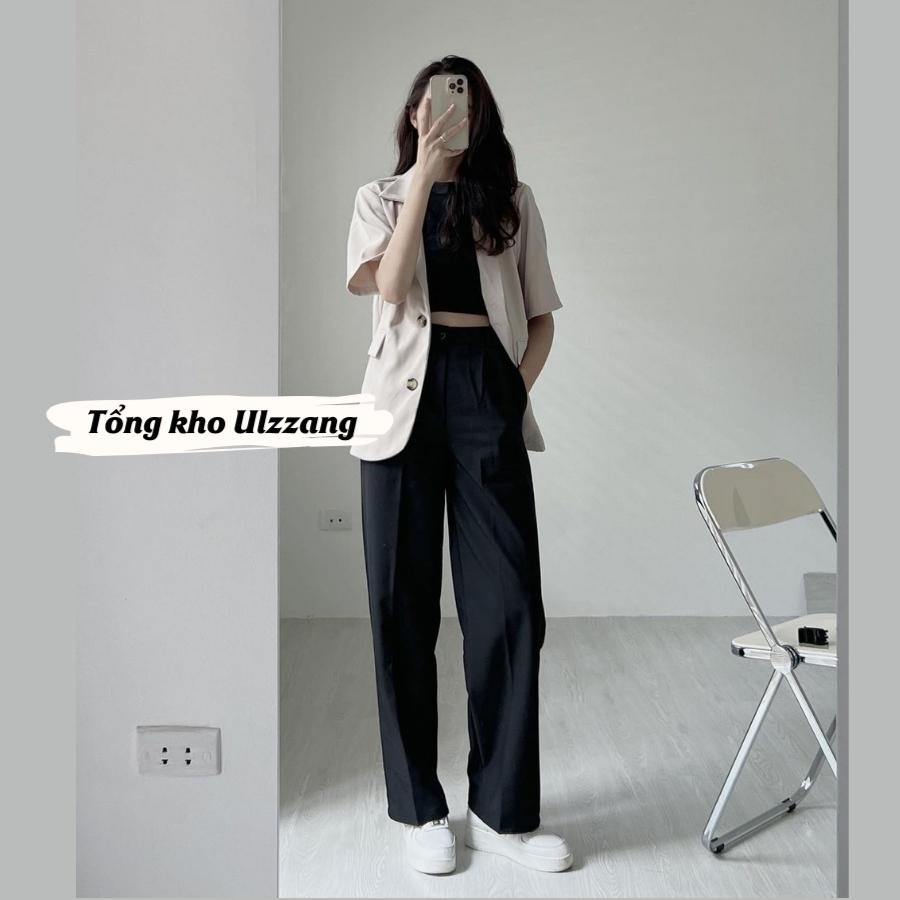 Áo Blazer ngắn tay thời trang Hàn Quốc dễ phối đồ