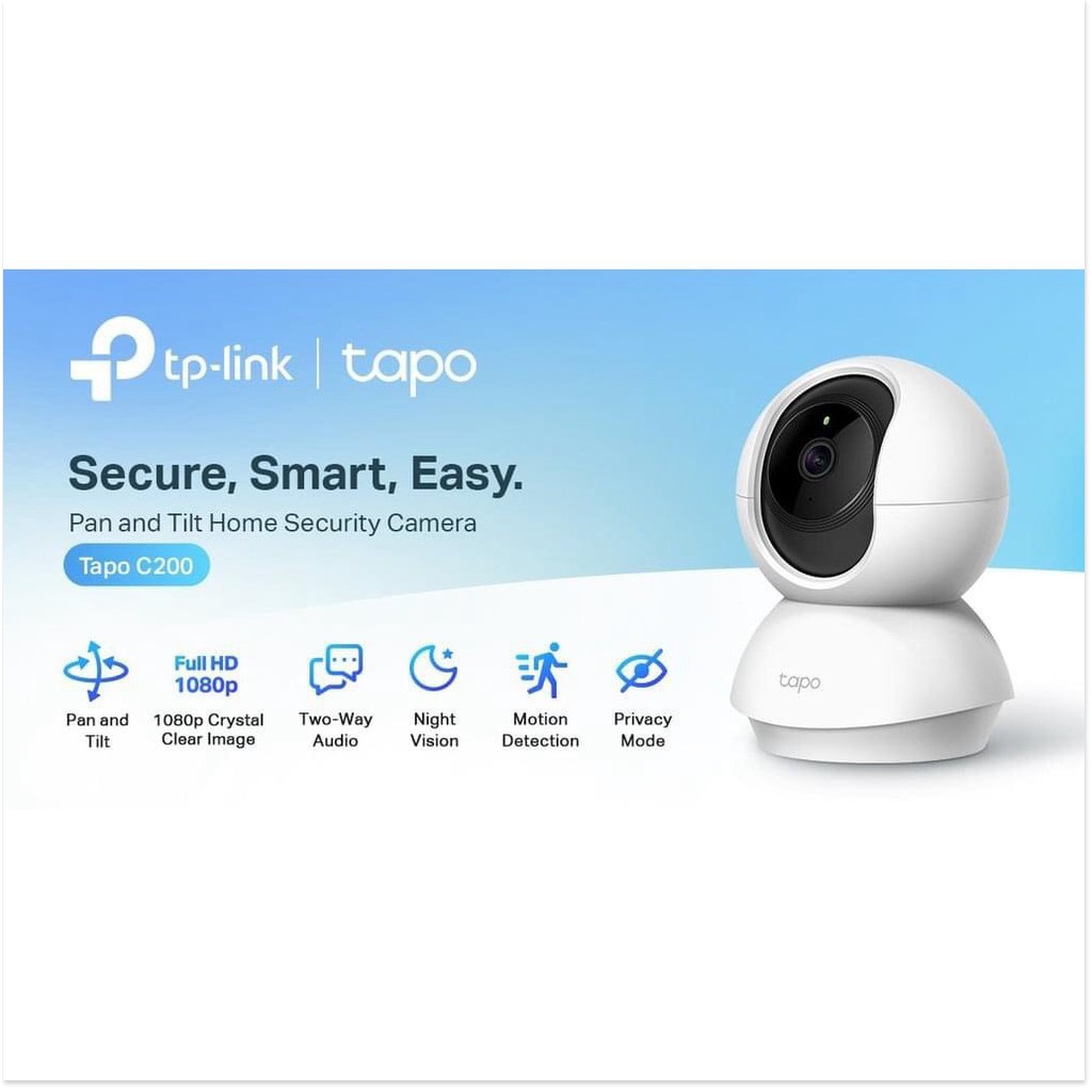 [Mã 154ELSALE2 giảm 7% đơn 300K] Camera Wi-Fi TP-Link Tapo C200 1080P (2MP) - MrPhukien