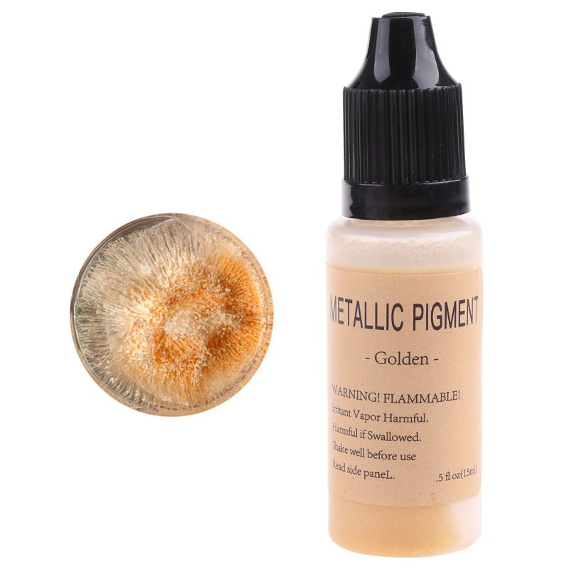 Blg️ Bình Đựng Mực Resin Epoxy Resin Màu Kim Loại Dùng Làm Đồ Thủ Công Mỹ Nghệ