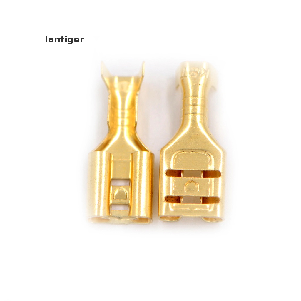 Set 100 Đầu Nối Dây Loa Xe Hơi 6.3mm