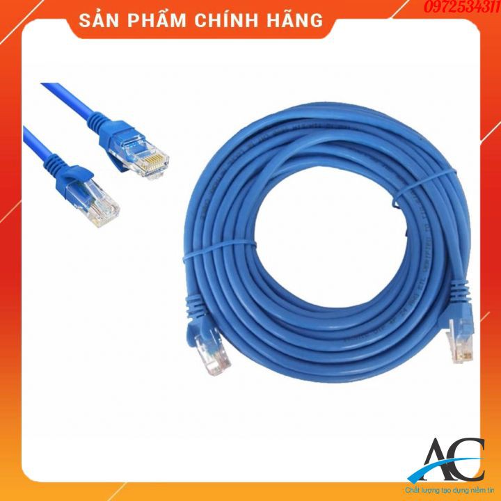 Dây mạng ( ＣＨÍＮＨ ＨÃＮＧ ) Dây cáp mạng cat 6 bấm sẵn 2 đầu RJ45 dài 10m, 20m dùng cho mạng nội bộ cực ổn định