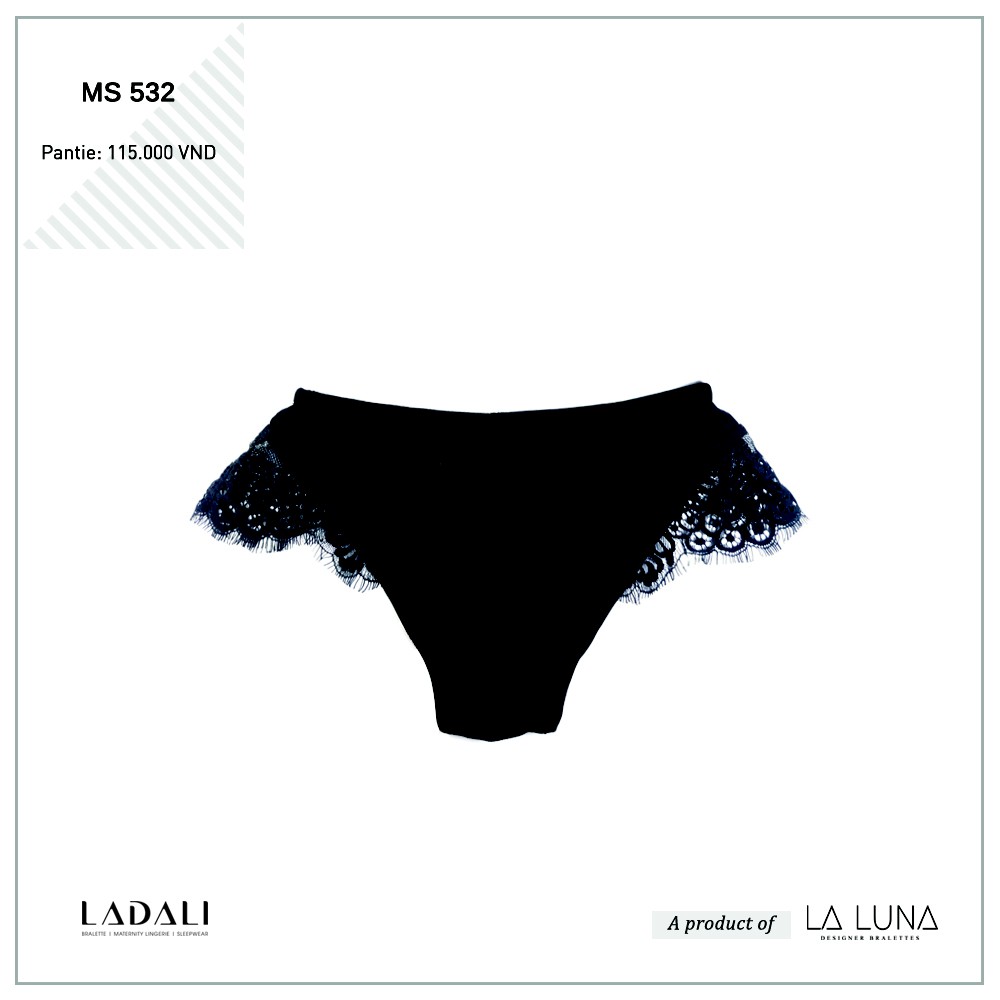 [HÀNG THIẾT KẾ] Bộ Đồ Lót Không Gọng Bralette Thun Thiết Kế Có Đệm Mút + Quần Lót Ren LADALI- MS 532 | BigBuy360 - bigbuy360.vn