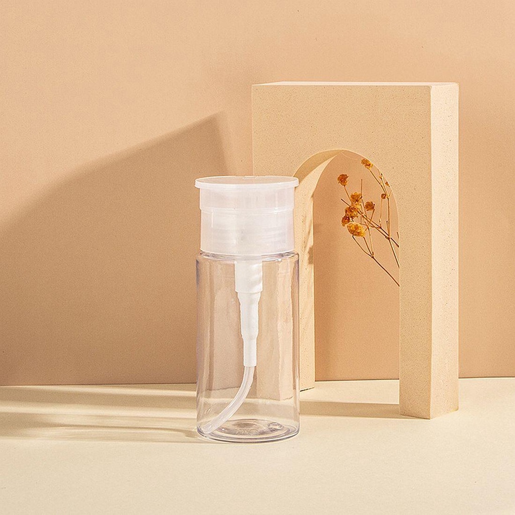 Chai Nhựa Rỗng Dạng Bơm Dung Tích 100 / 120 / 150ml Dùng Để Đựng Mỹ Phẩm Đa Năng Tiện Dụng