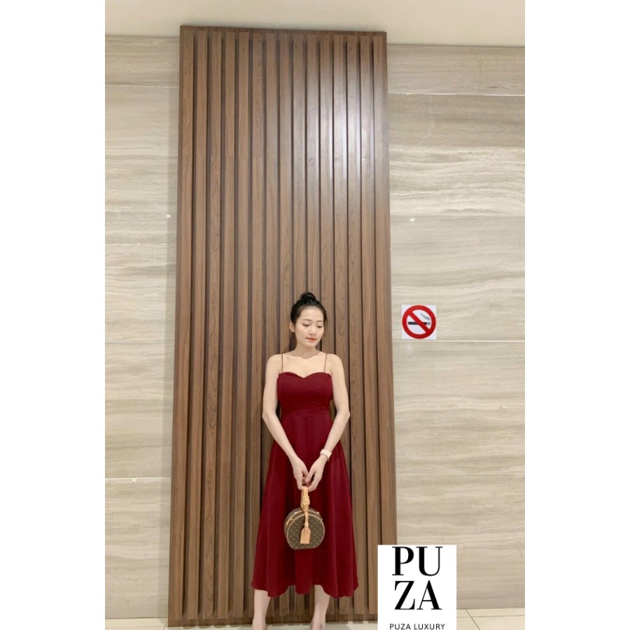 Váy 2 dây thiết kế,váy 2 dây body chất lụa mềm mát xinh đẹp