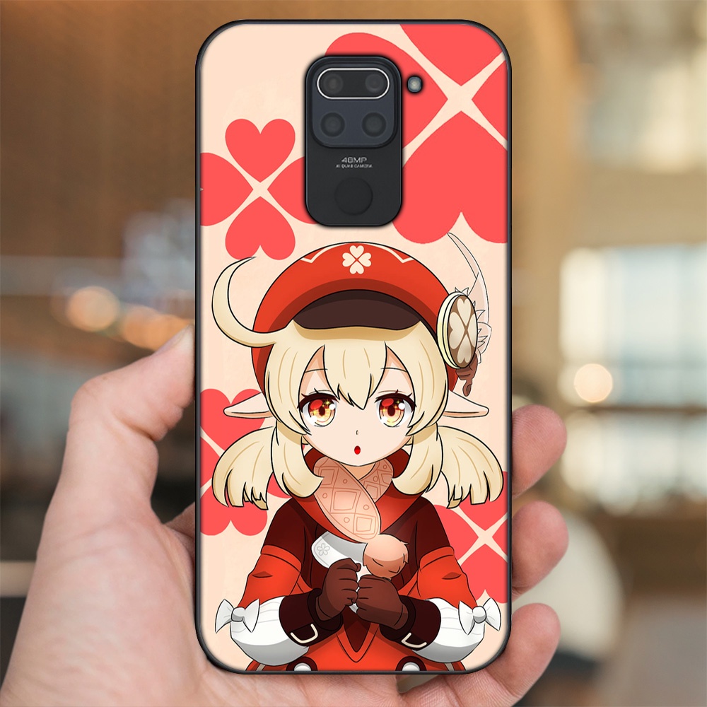 Ốp lưng Xiaomi Redmi Note 9 viền đen in hình Klee Genshin Impact