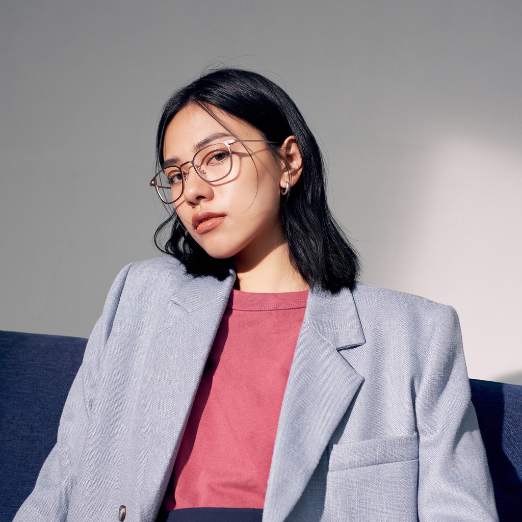 Gọng kính cao cấp nam nữ FARELLO Minuet mắt vuông kim loại cao cấp thanh mảnh thời trang | BigBuy360 - bigbuy360.vn