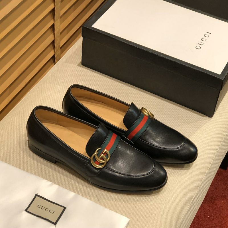 Giày lười nam Gucci da hai mẫu thời trang